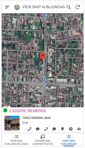 Aplikasi pantau salesman