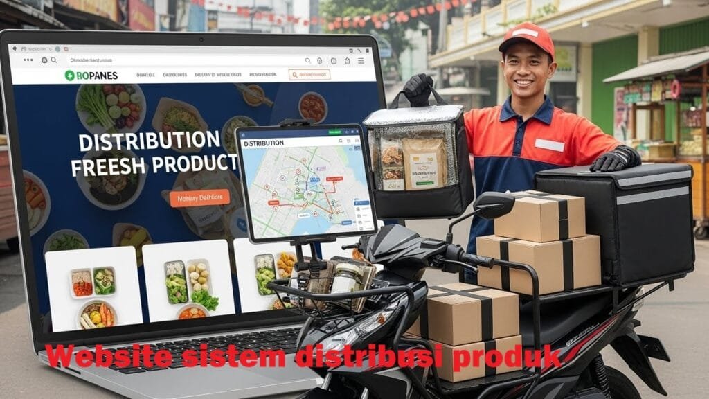 website distribusi produk