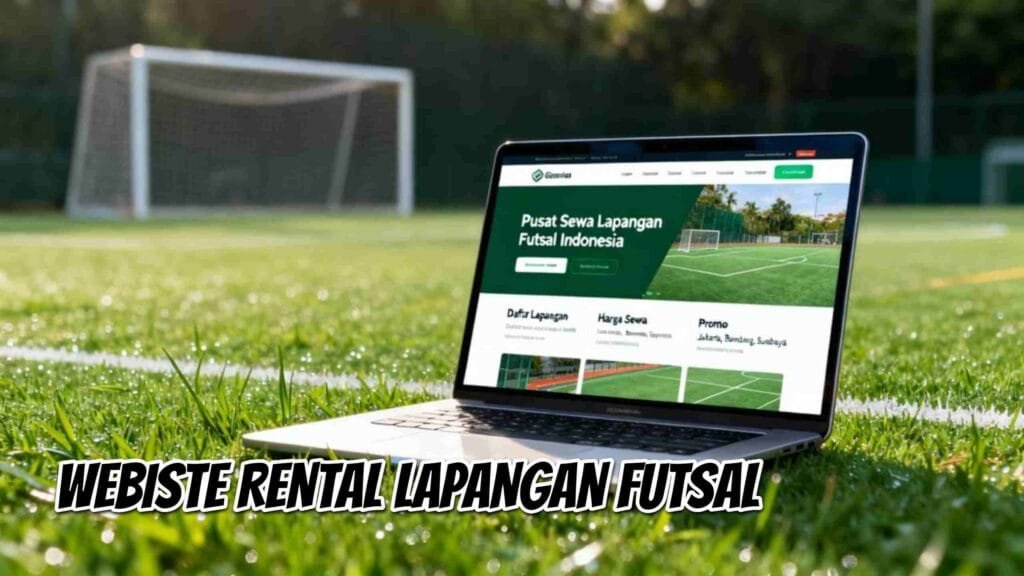 website sewa lapangan futsal