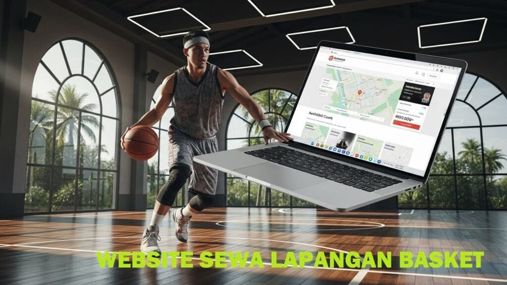 website sewa lapanngan basket